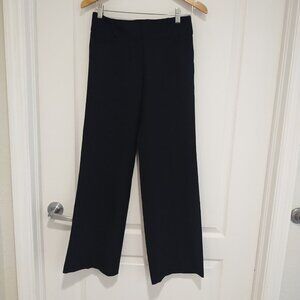Ladies Apostrophe Boot Cut Black Dress Pants Size 8 Goth Classic Office